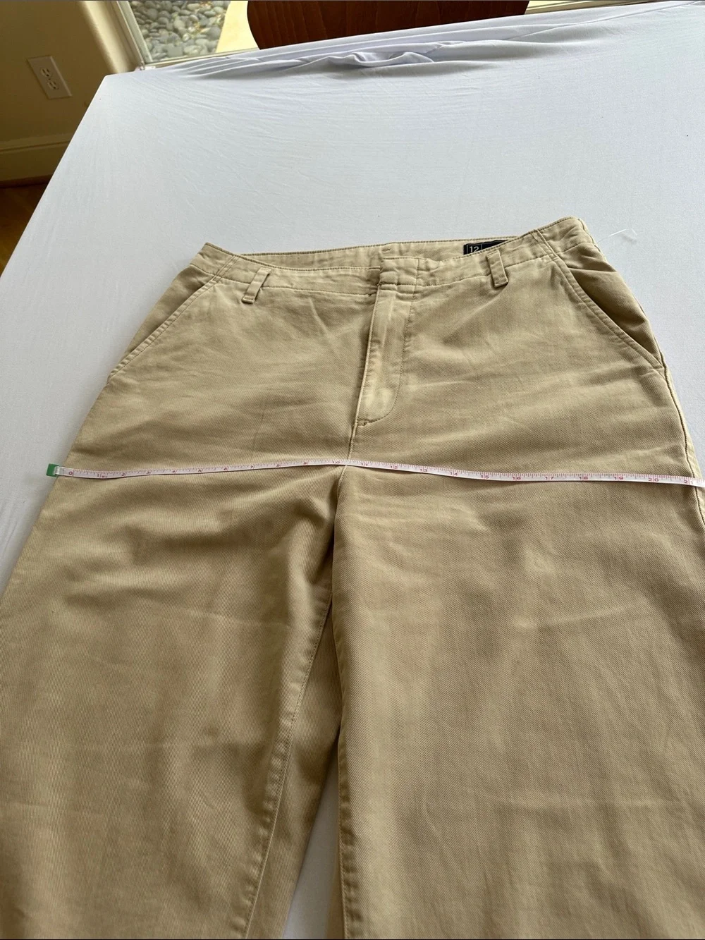 GAP Women’s Casual “Loose Khaki”Beige Cotton Chino Pants Size 12